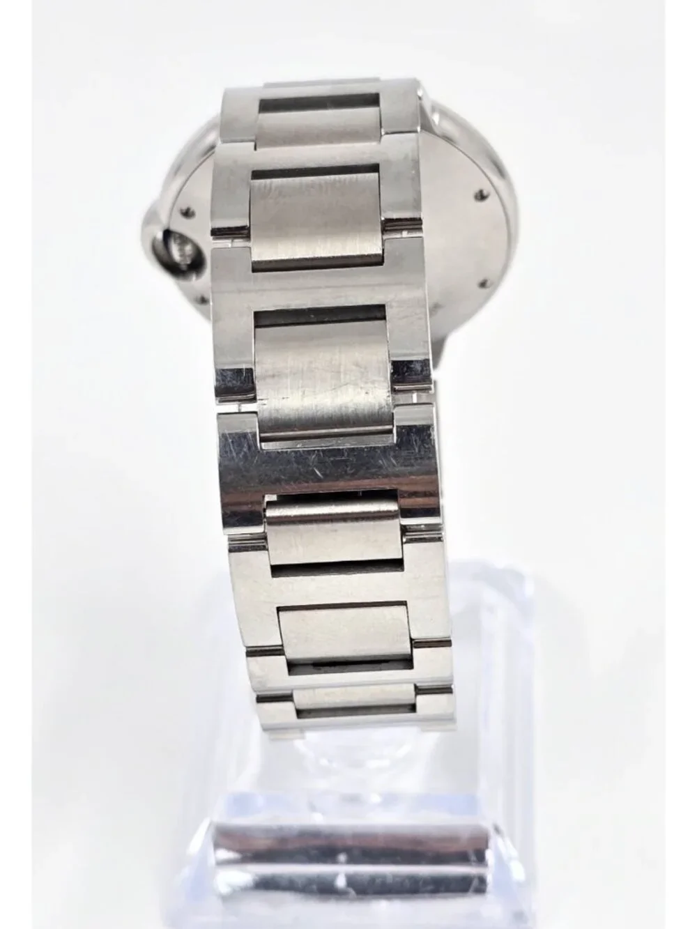 Cartier Ballon Bleu Roman Numeral 36mm Quartz Stainless Steel Wrist Watch 3005